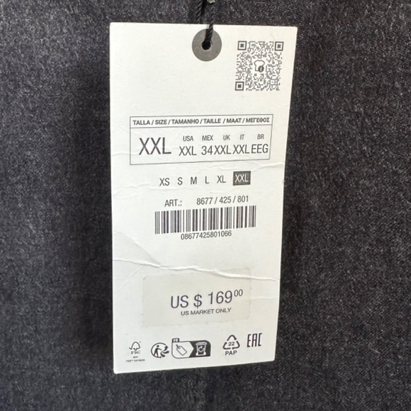 NWT ZARA WOOL JACKET ZW COLLECTION - Picture 3 of 8